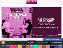 Tablet Screenshot of hotmixradio.fr